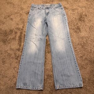 Vintage Aeropostale Bootcut Jeans Mens 30x32 Blue Light Wash Benton Original